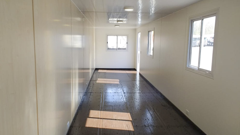 Contenedor de 40 pies (12m) con piso original.